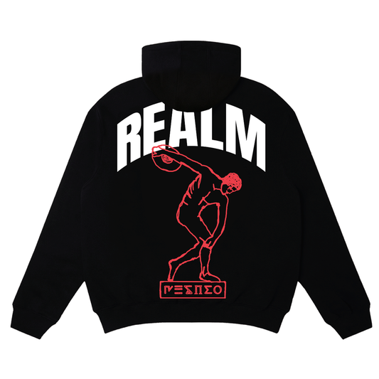 REALM Black Hoodie