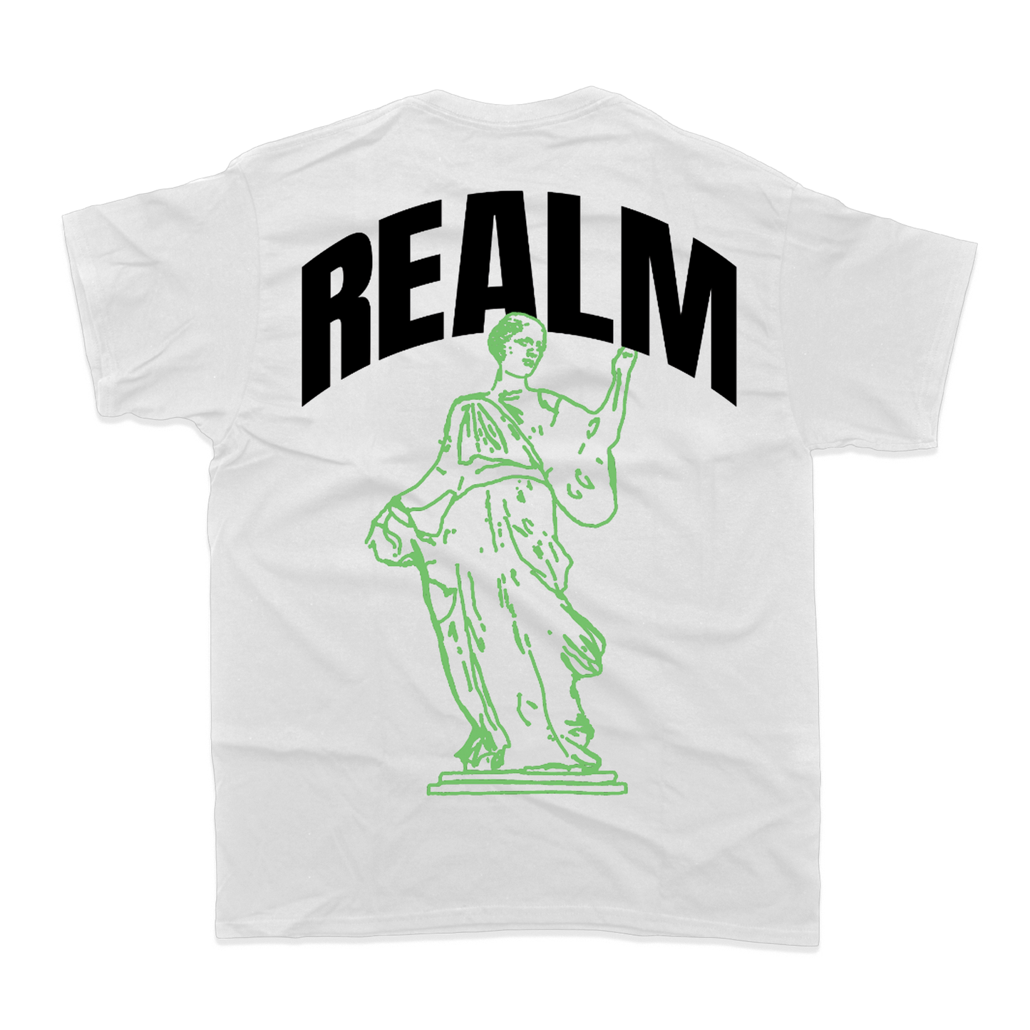 REALM White & Green Heavy Tee