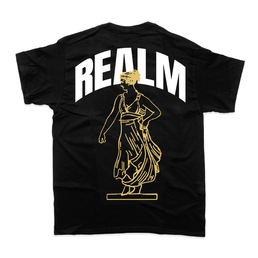 REALM Black & Yellow Heavy Tee